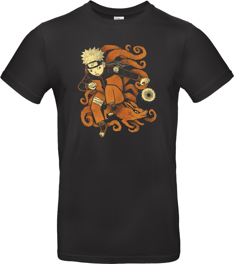 Louis Roskosch Nine Tails T-shirt B&c Exact - Vinyl T Shirt Printing (1044x1044), Png Download