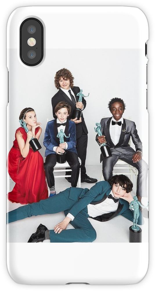 Stranger Things Iphone X Snap Case - Stranger Things Cast Phone (750x1000), Png Download