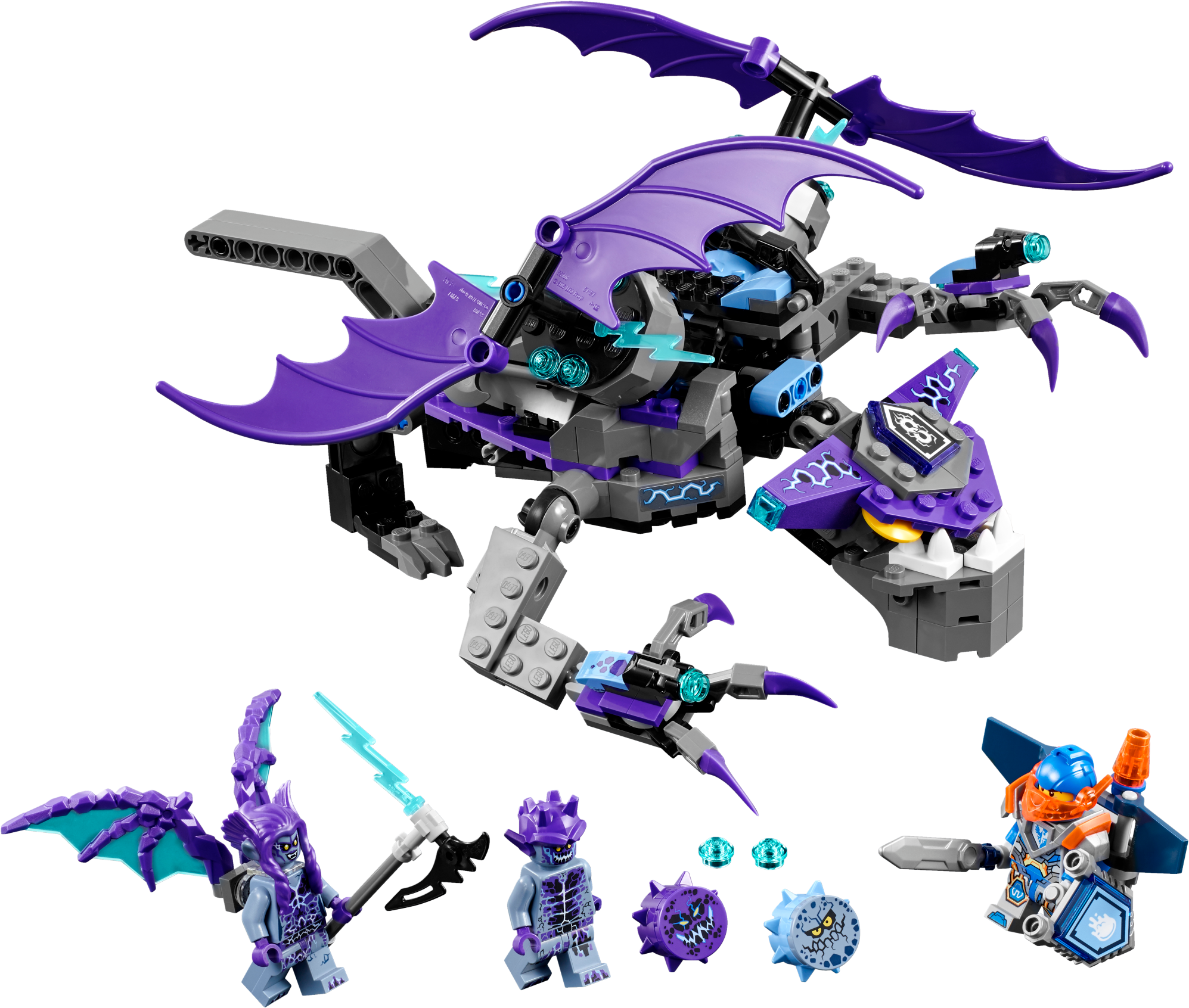 Nexo Knights Heligoyle (2399x1800), Png Download
