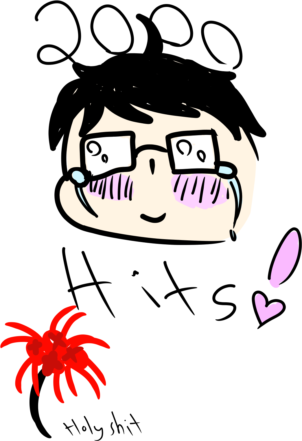 “that Motherfucker ” Futaba Screamed - Illustration (1200x1800), Png Download