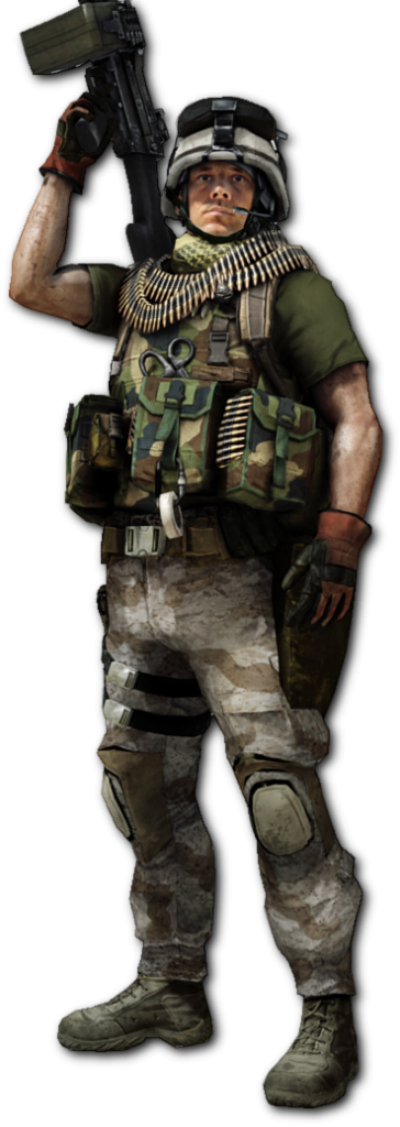 Render Soldier Photo - Battlefield 3 Specact Kit (364x1024), Png Download