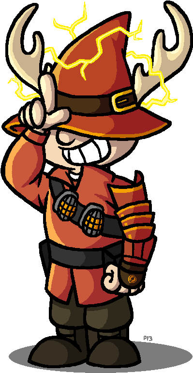 I Drew A Muselk - Tf2 Muselk Art (523x824), Png Download