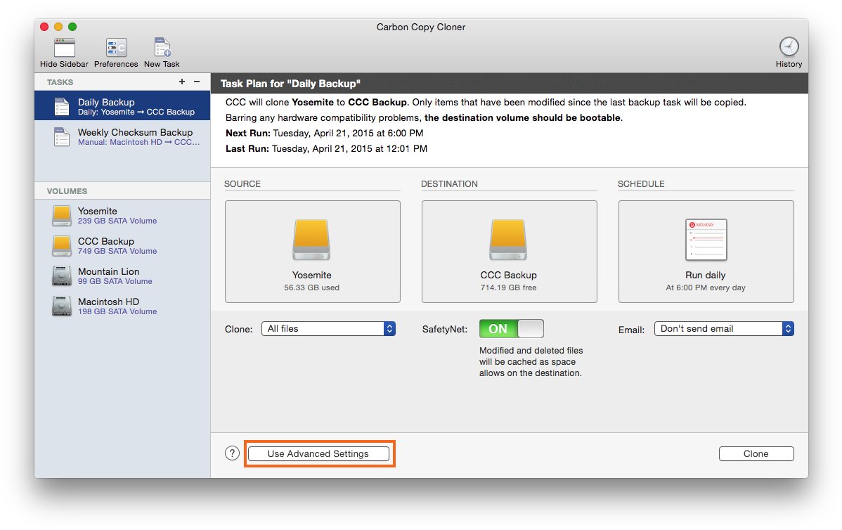 If You Would Like To Perform Any Of These Pre Or Post - Carbon Copy Cloner Change Language (1213x765), Png Download