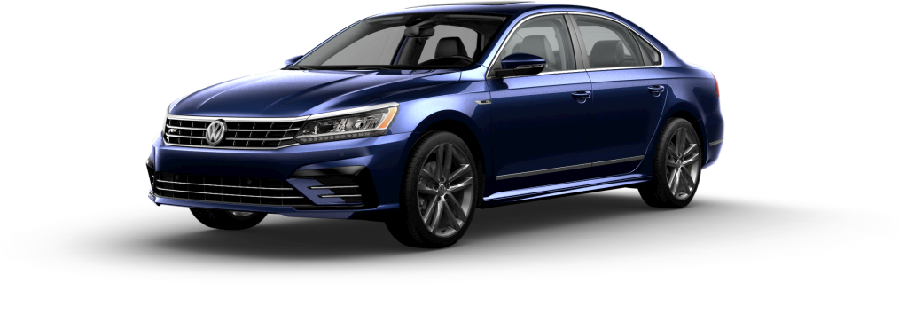 Vw Passat 2019 Black (1014x354), Png Download