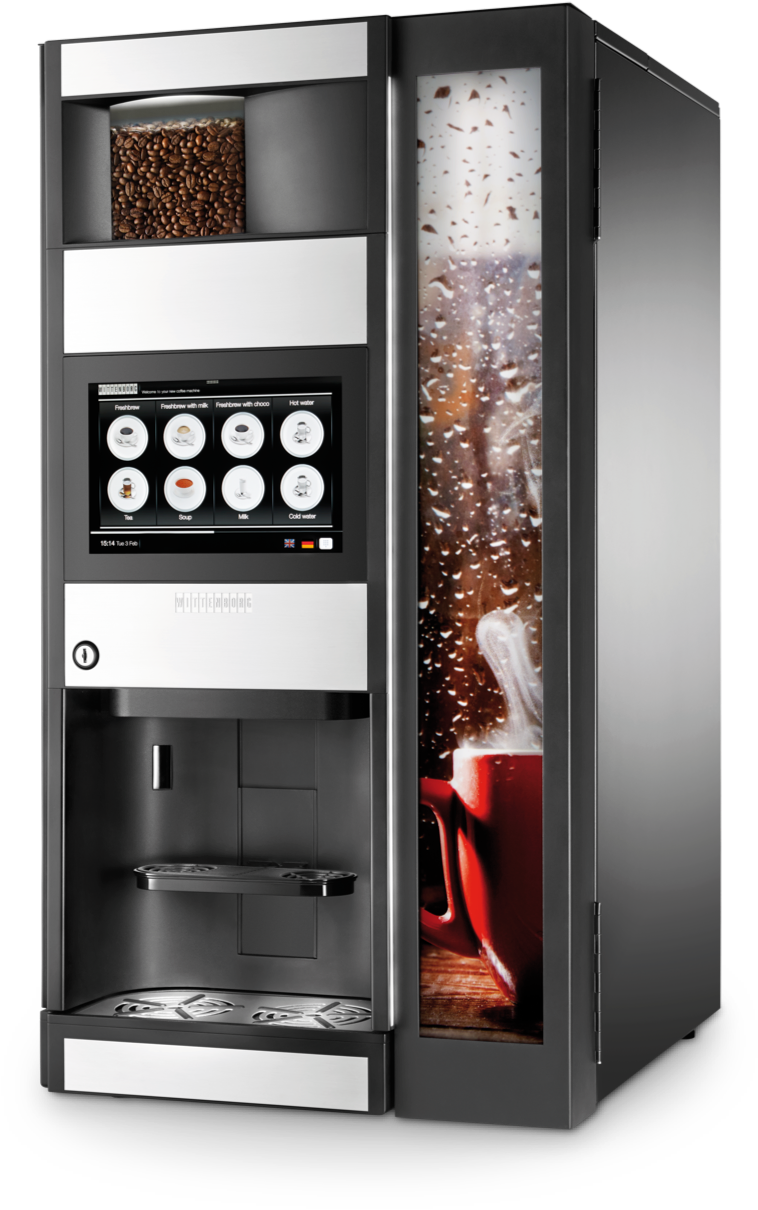 Wittenborg Has Added A New Touch To Hot Beverage Vending - Coffee Tea Vending Machine (758x1210), Png Download