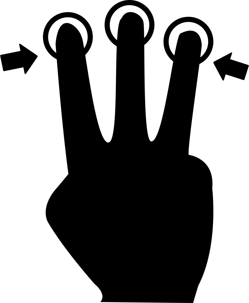 Png File - Icono De Mano En 3 (804x980), Png Download