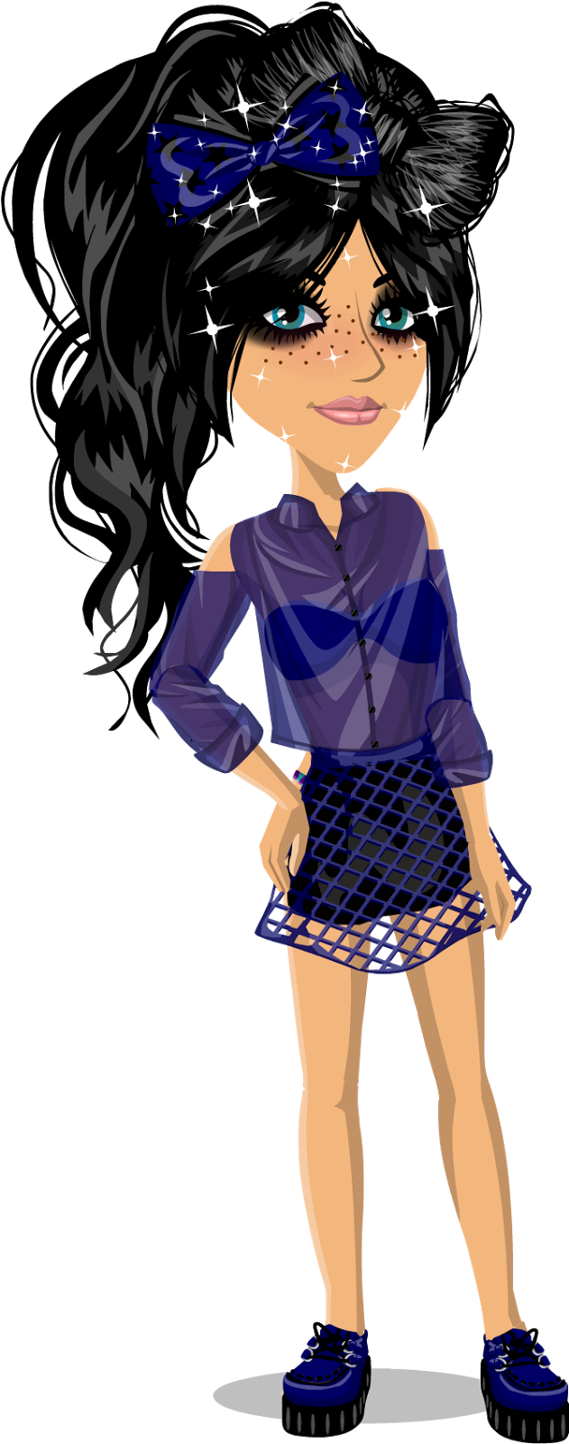 Pin Aesthetic Girl Transparent Background Images Png - Yandere Chan Moviestarplanet (646x1600), Png Download