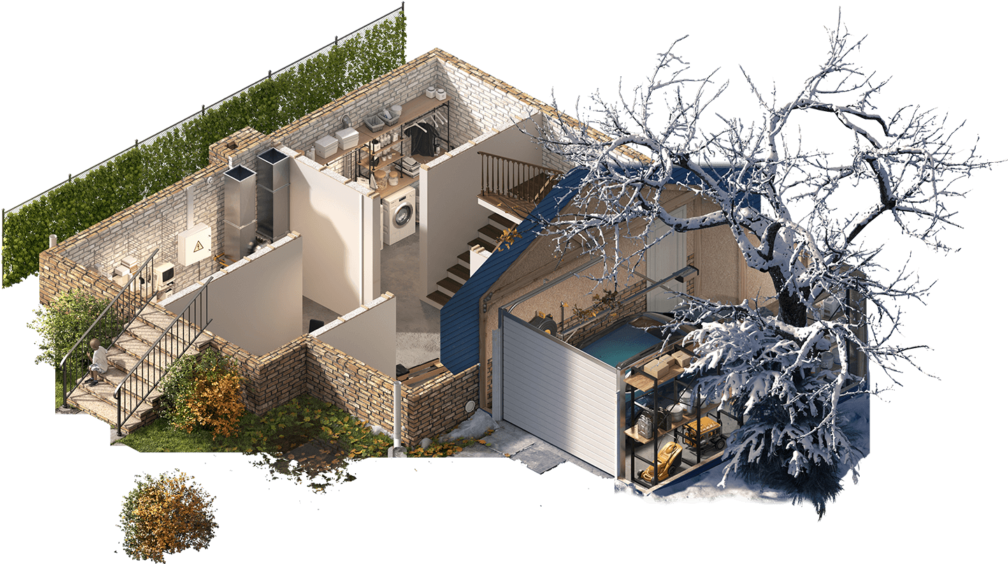 Read More About How To Protect Your Pipes From Freezing - House (1464x1888), Png Download