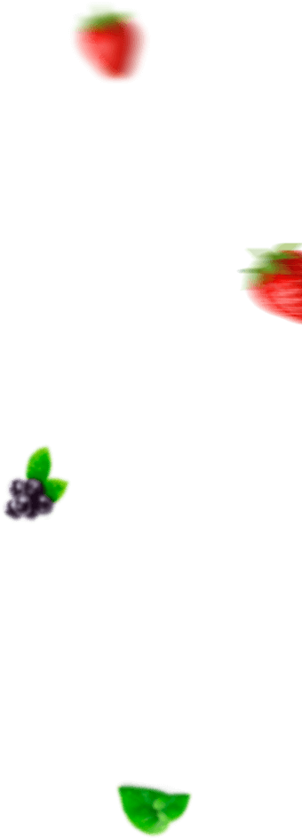 La Fruta Açaí - Strawberry (340x944), Png Download