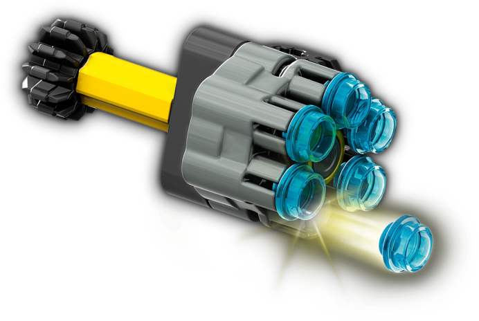 Protector Of Ice Ice Blaster - Lego 70783 Guardian Of Fire (720x720), Png Download