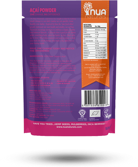 Acai Powder - Label (700x700), Png Download