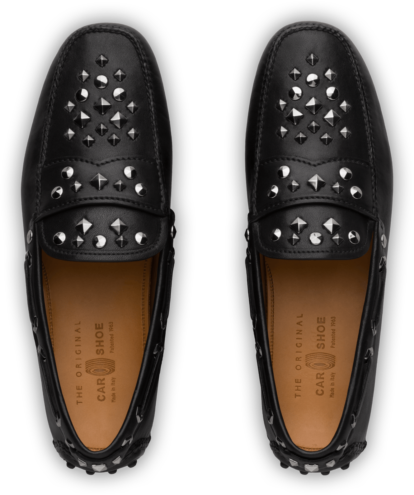 Driving Shoes Metal Nappa - Slip-on Shoe (1971x1755), Png Download