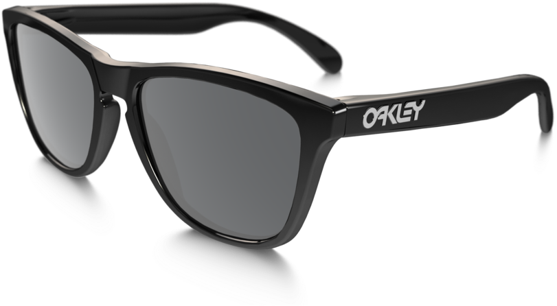 Oakley's Frogskins Are A Popular 'lifestyle' Model - Oakley Frogskins Matte Black Black Iridium (1000x600), Png Download