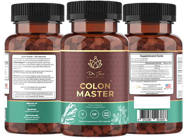 Colon Cleanse Supplement - Glass Bottle (1024x611), Png Download