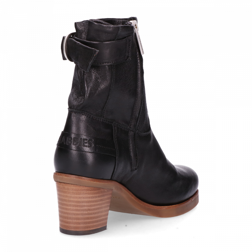 Ankle Boot 5,7 Cm Nappa Leather Black - Motorcycle Boot (840x840), Png Download