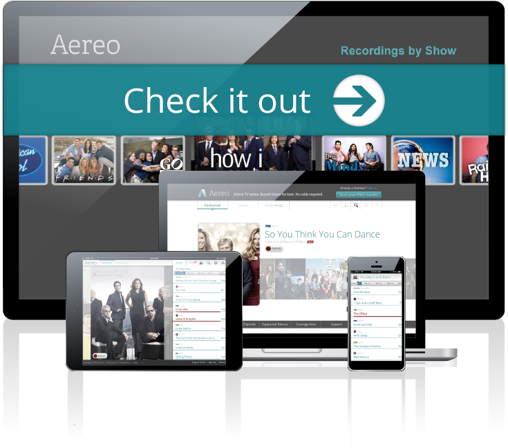 Aereo Terrestrial Streaming Tv Coming To Chromecast - Cord-cutting (737x657), Png Download