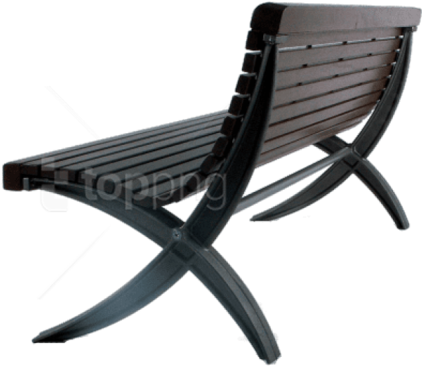Free Png Street Bench Png Png Image With Transparent - Back Of Bench Png (850x711), Png Download