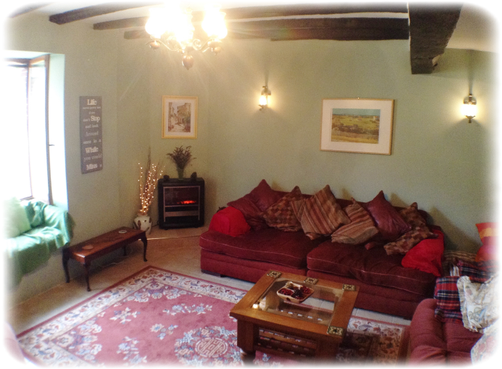 Comfortable Seating For 12 People With A Comfy 4 Seat - Living Room (742x554), Png Download