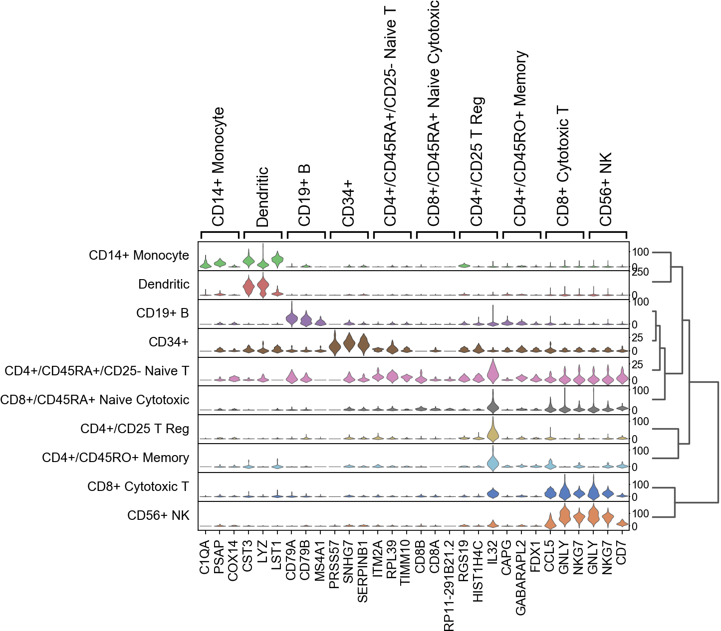 Images/visualizing Marker Genes 58 0 - Diagram (1480x1296), Png Download