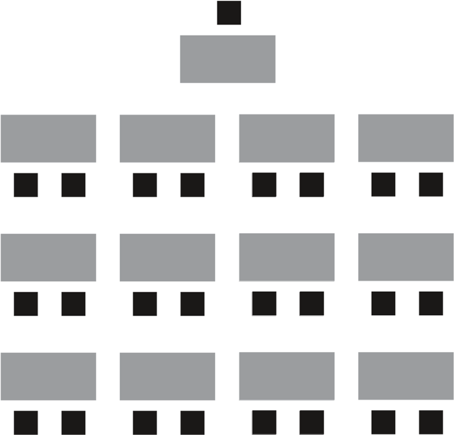 Seminar Room 90 M² - Monochrome (940x940), Png Download