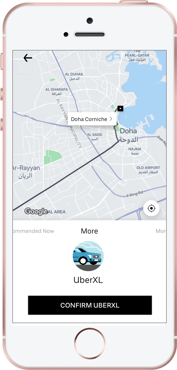Starting December 19, Doha Riders Can Request Uberxl, - Addison Lee Driver App (789x1552), Png Download