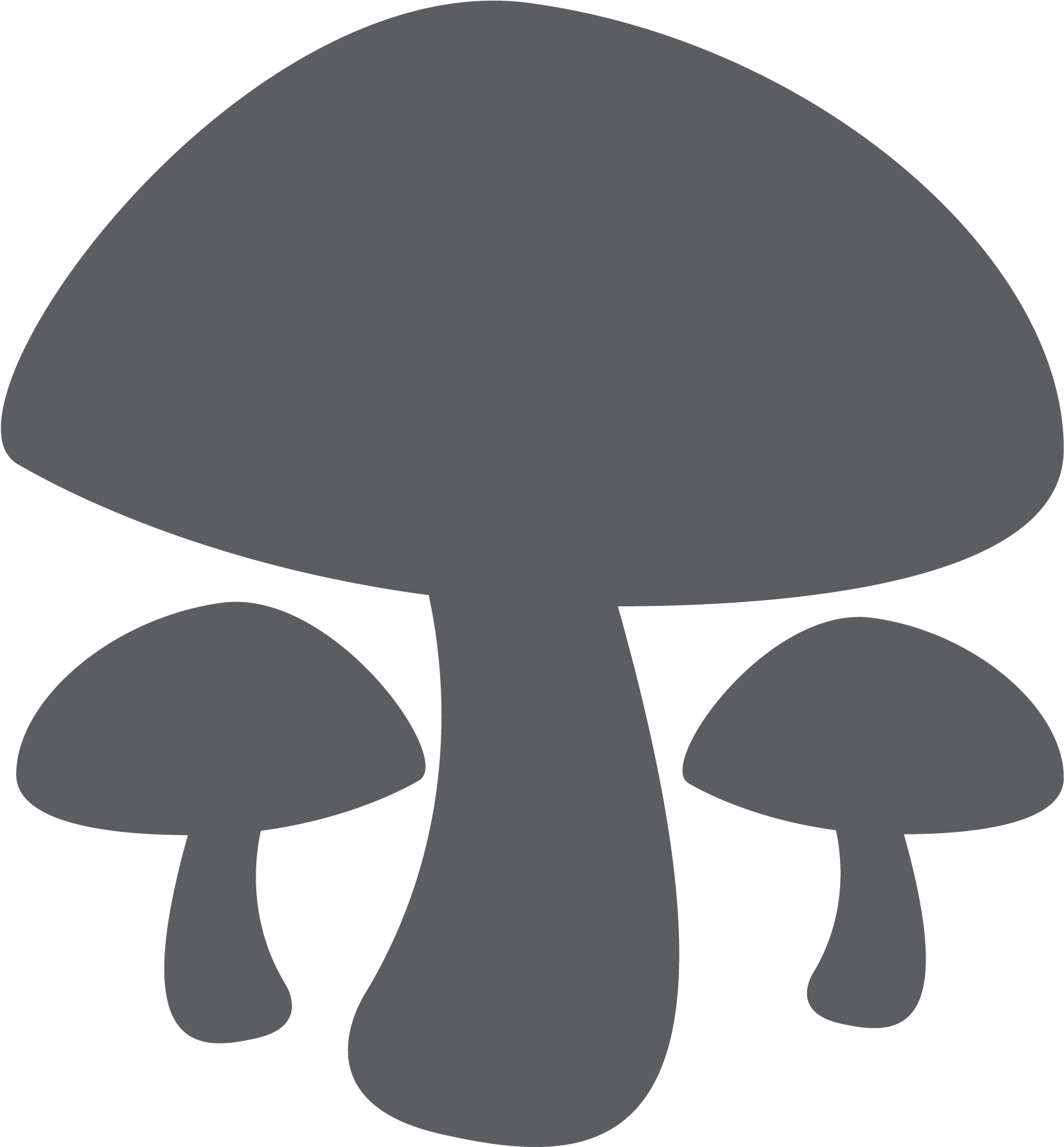 Mushrooms Chalkboard - Edible Mushroom (1875x1875), Png Download