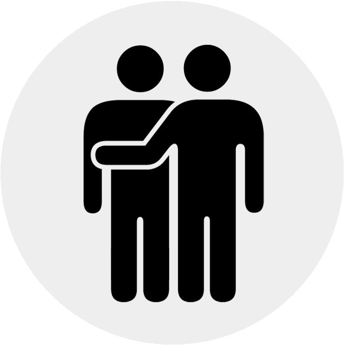 Olive Daily Home Care - Palliative Png Clipart Bw (677x678), Png Download