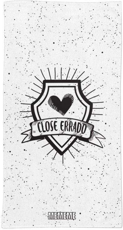 Toalha Close Errado De Mememe Mimimina - Emblem (800x800), Png Download