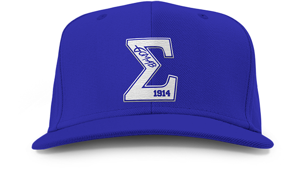 Phi Beta Sigma Embroidered Varsity Snap Back Hat - Baseball Cap (628x720), Png Download
