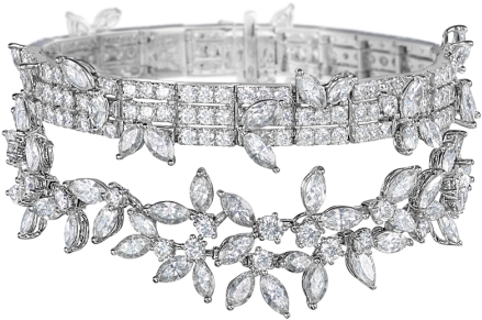 Marquise Diamond Bracelet - Bracelet (640x640), Png Download