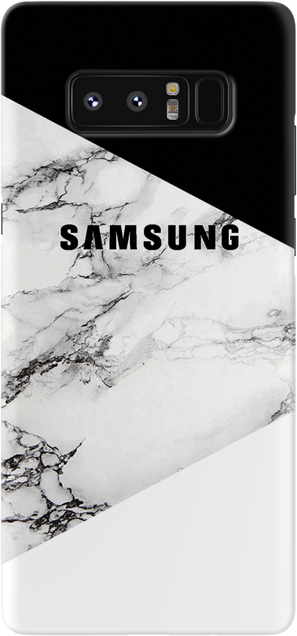 Geometric White Marble Textured Cover Case For Samsung - Samsung Galaxy Note 8 (1000x1000), Png Download