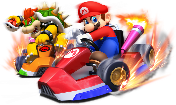 Mario Kart Png - Mario Kart Arcade Gp Dx Mario (736x448), Png Download