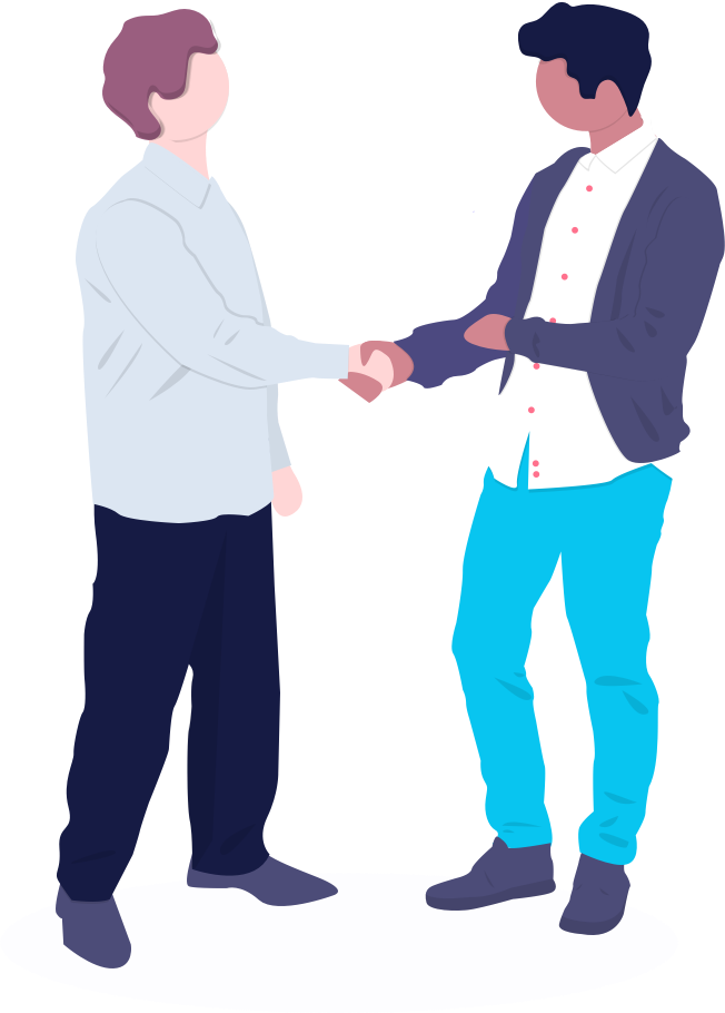 Illustration Recrutement - Holding Hands (652x910), Png Download