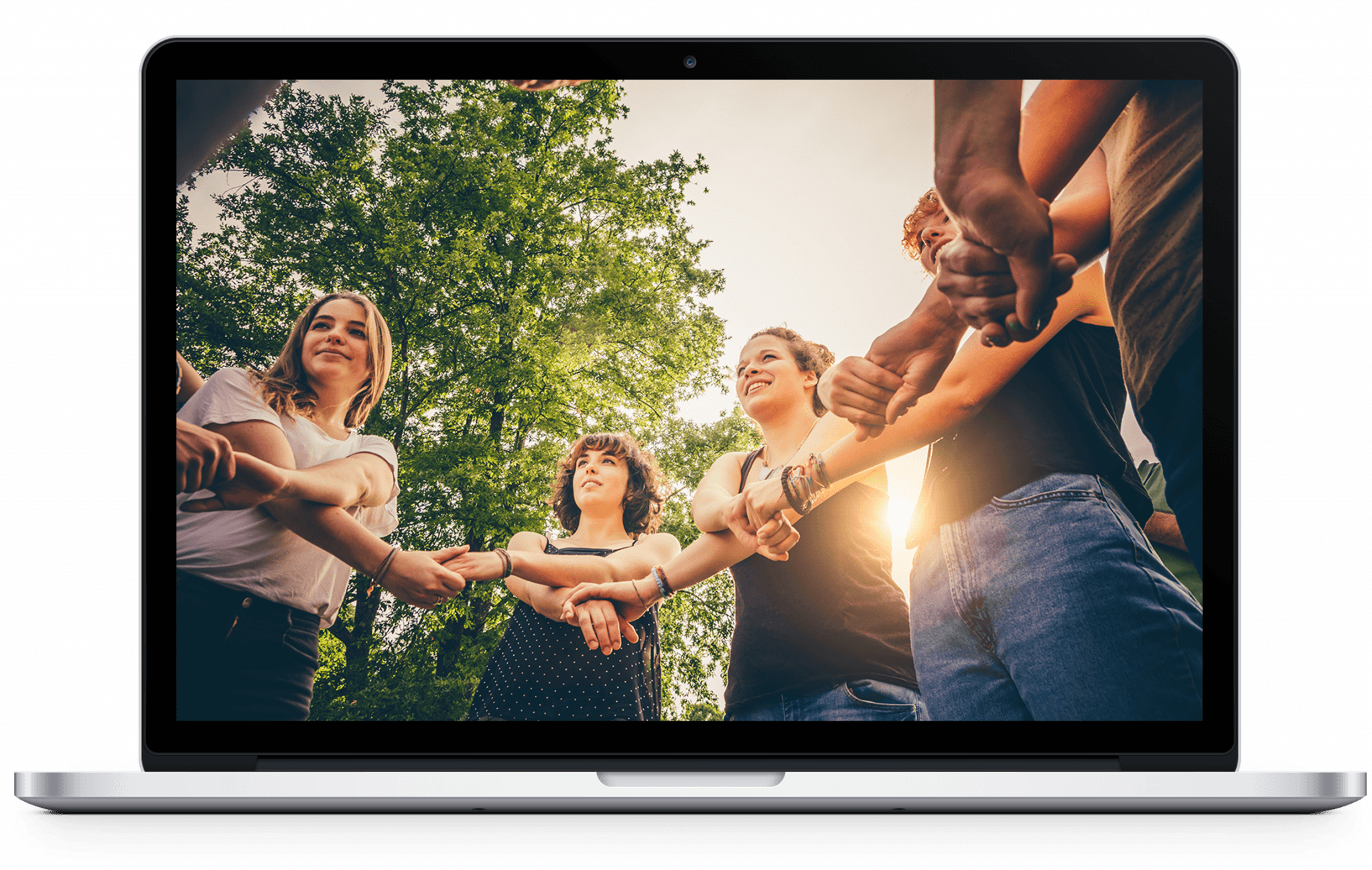 Free Online Eating Disorder Support Groups - Laughter Therapy In Nature (2048x1299), Png Download