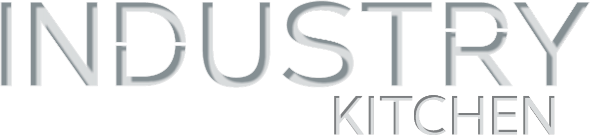 Industry Kitchen Logo 1200x300px Shadow White - Industrial Kitchen (1200x301), Png Download