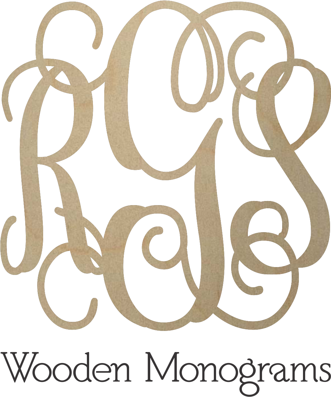 Wooden Monogram Letters - Vine Monogram Font G (1124x1690), Png Download