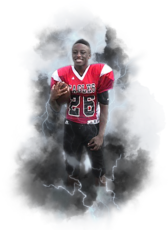 Player Photoshop Action Thunderstorm Eagle Eyes Raster - North Florida Christian Eagle (613x800), Png Download