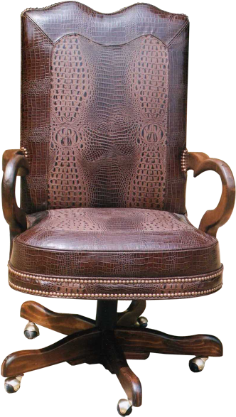 Alligator Skin Chair (600x600), Png Download
