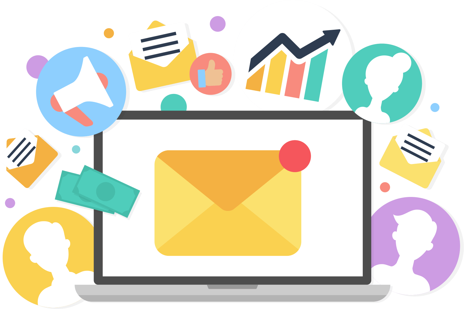 5 Common Email Marketing Mythsbusted - Marketing Campaign Campaign Png (1586x1059), Png Download