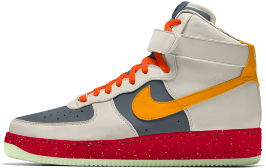 Air Force High Id Older Kids Shoe - Sneakers (640x640), Png Download