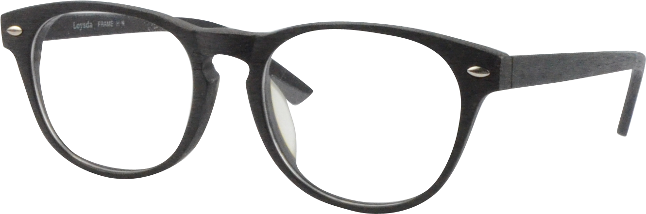 A1207 Black Cheap Eyeglasses - Kalın Çerçeveli Yuvarlak Gözlük (1440x600), Png Download