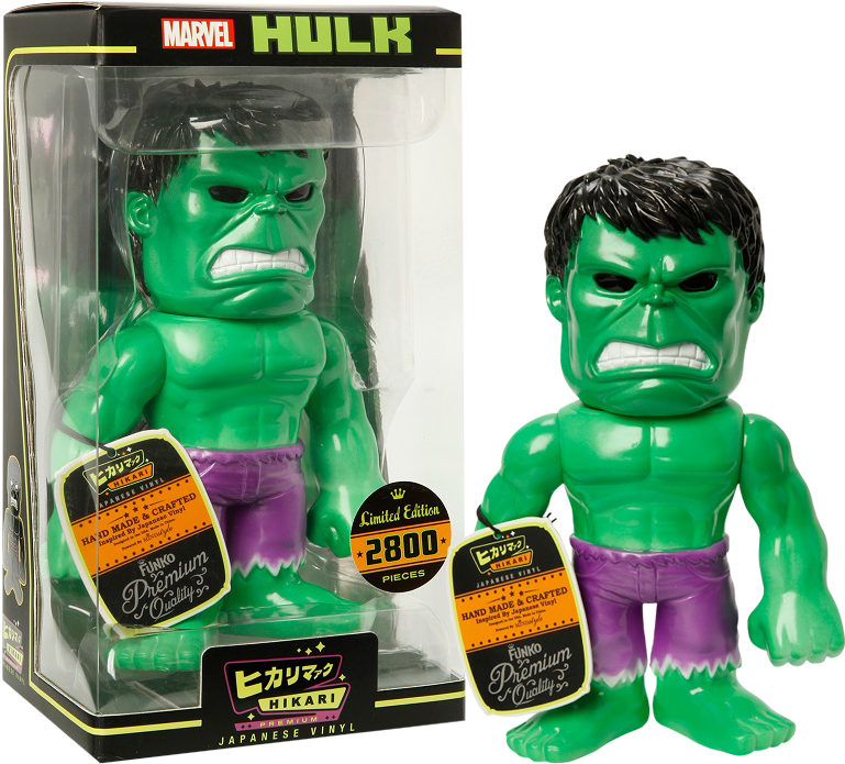 Hikari Hulk Japanese Vinyl Figure - Action Figure (769x695), Png Download