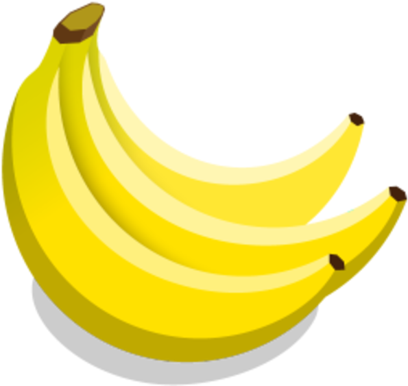 Jpg Free Download Bananas Icon - Icon Of Banana Png (600x600), Png Download