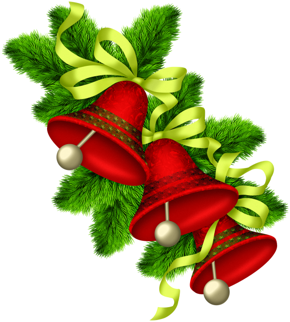 Discover Ideas About Christmas Bells - Clip Art (586x650), Png Download