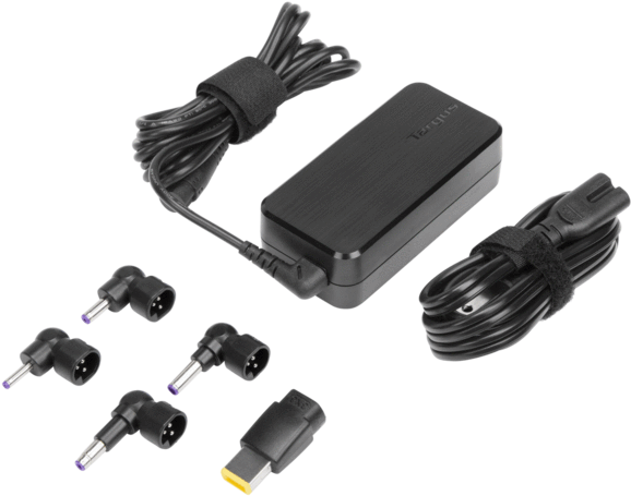 65w Ac Ultra-slim Universal Laptop Charger - Laptop Power Adapter (600x600), Png Download