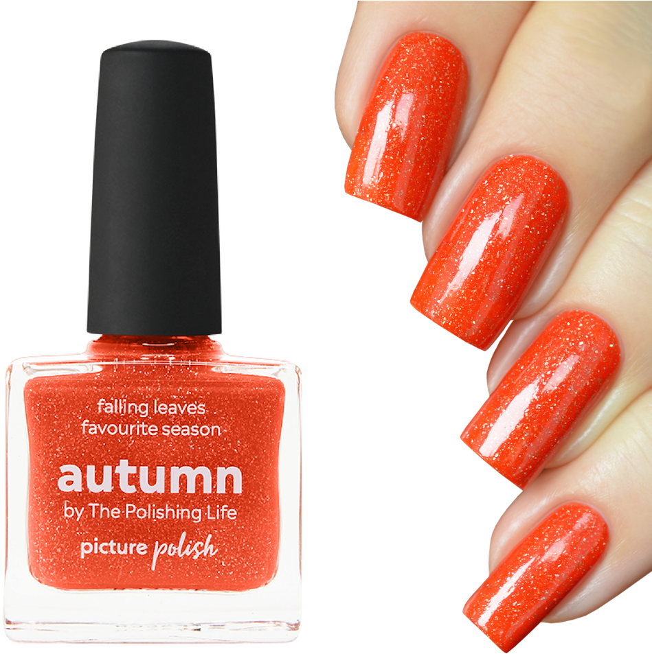 Nail Polish Autumn - Nail (1000x1000), Png Download