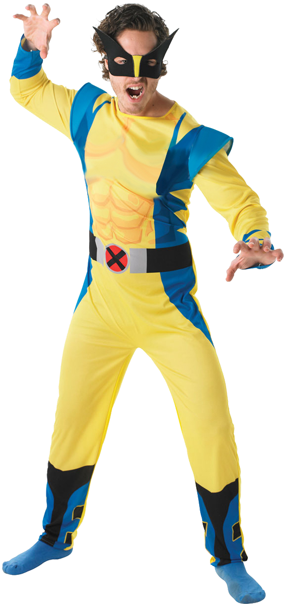 Wolverine Classic - Rubies Wolverine Costume (800x1268), Png Download