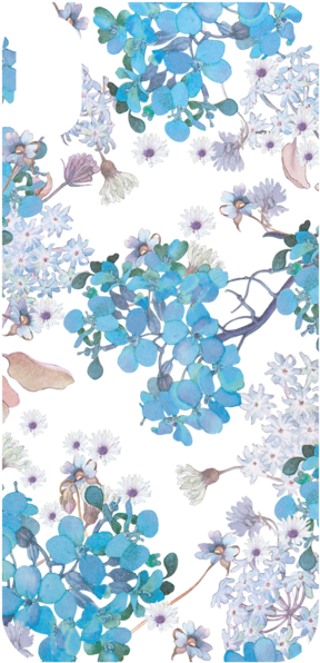 Blue Monday For Iphone Xs Max - Floral Design (800x800), Png Download
