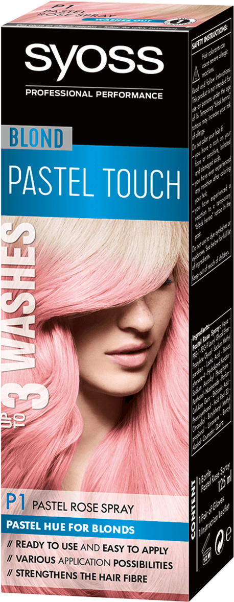 Syoss Hair Color Blonde (970x1400), Png Download