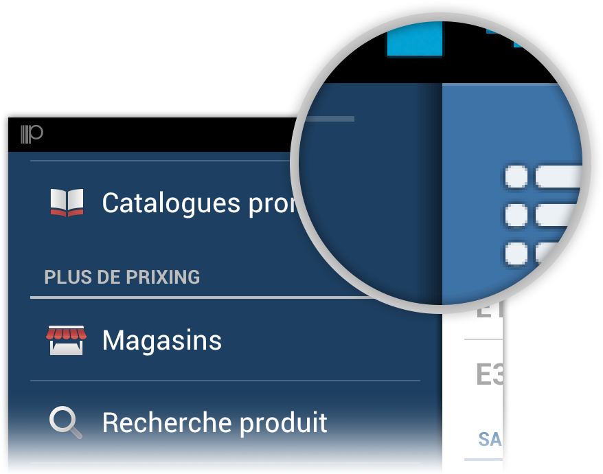 Drawing A Drop Shadow - Android Menu Shadow (900x724), Png Download